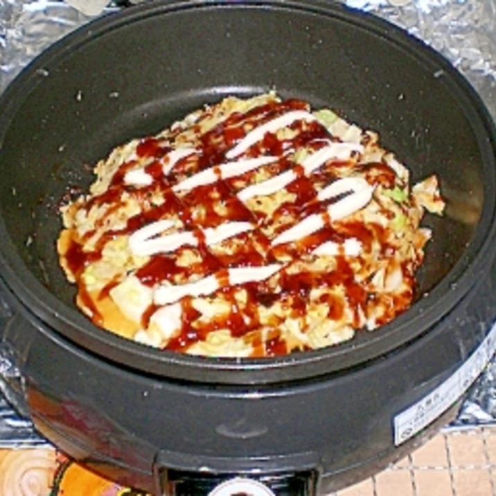お手軽 キャベツ 卵 小麦粉でお好み焼き風 レシピ 作り方 By コリ6430 楽天レシピ